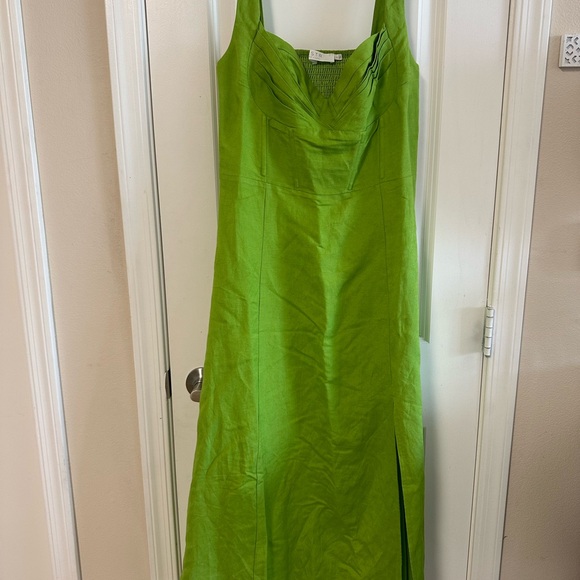 Revolve! Astr The Label Estella Corset Midi Dress in Avacado - Picture 10 of 13